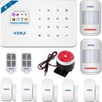 KERUI-W18 WiFi GSM SMS APP Télécommande Système d'alarme de sécurité Accueil, Détecteur de Ouverture Porte